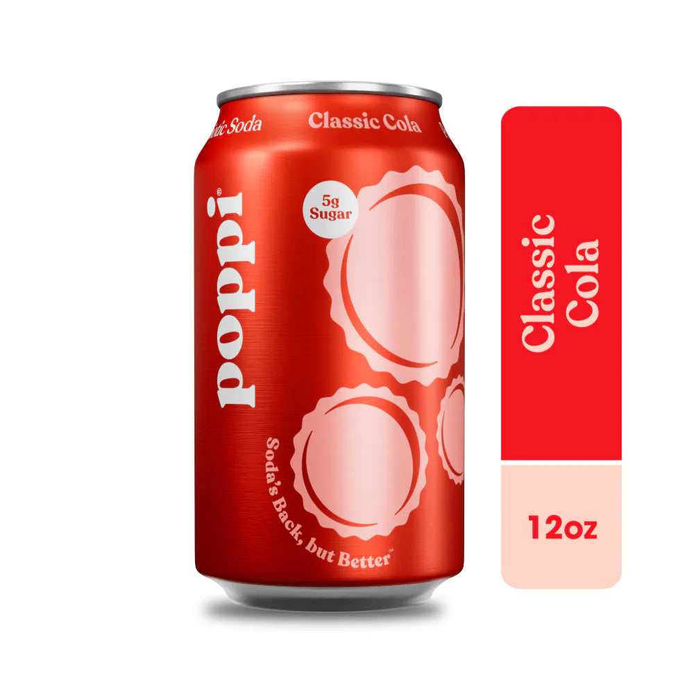 Poppi Prebiotic Soda Classic Cola 355ml