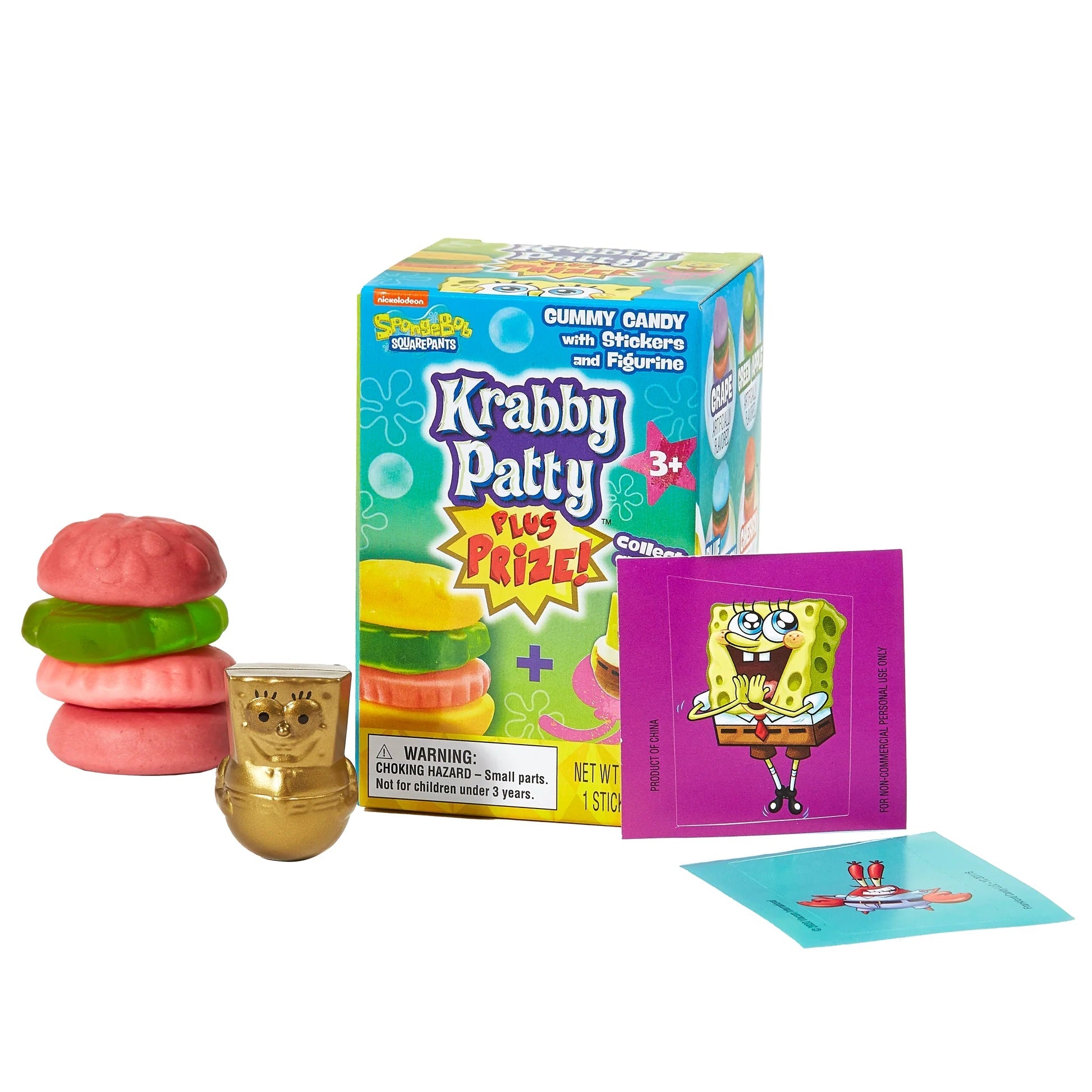 SpongeBob Krabby Patties Gummy Plus Prize 28g