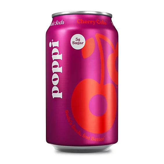 Poppi Prebiotic Soda Cherry Cola 355ml