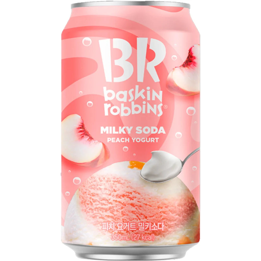 Baskin Robbins Milky Soda Peach Yogurt (South Korea) 350ml