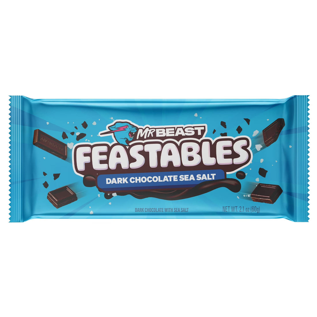 Feastables Mr Beast Bar Chocolate Sea Salt Bar 60g