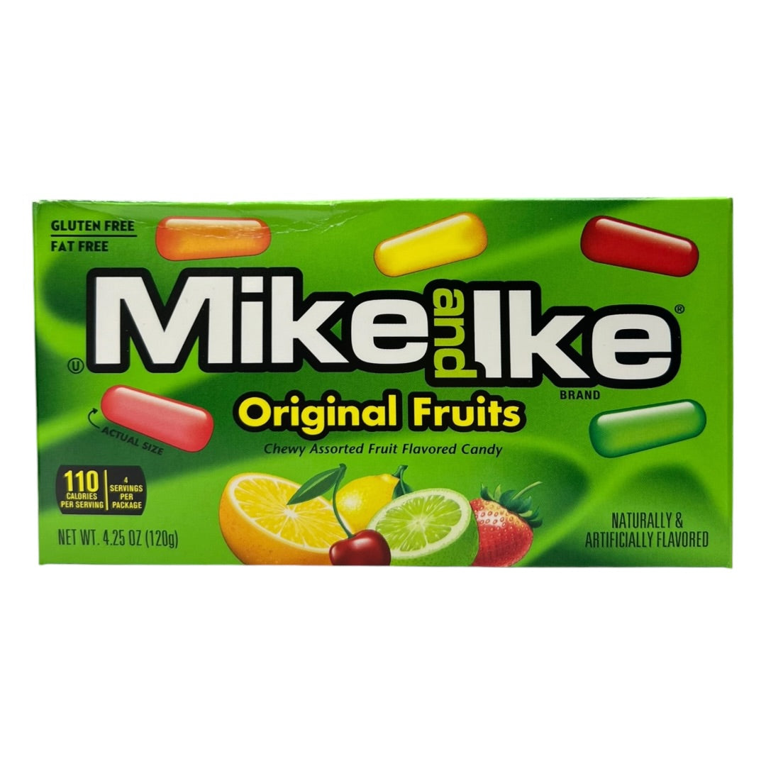 Mike and Ike Original Fruits Chewy Assorted Fruit Candy 120g