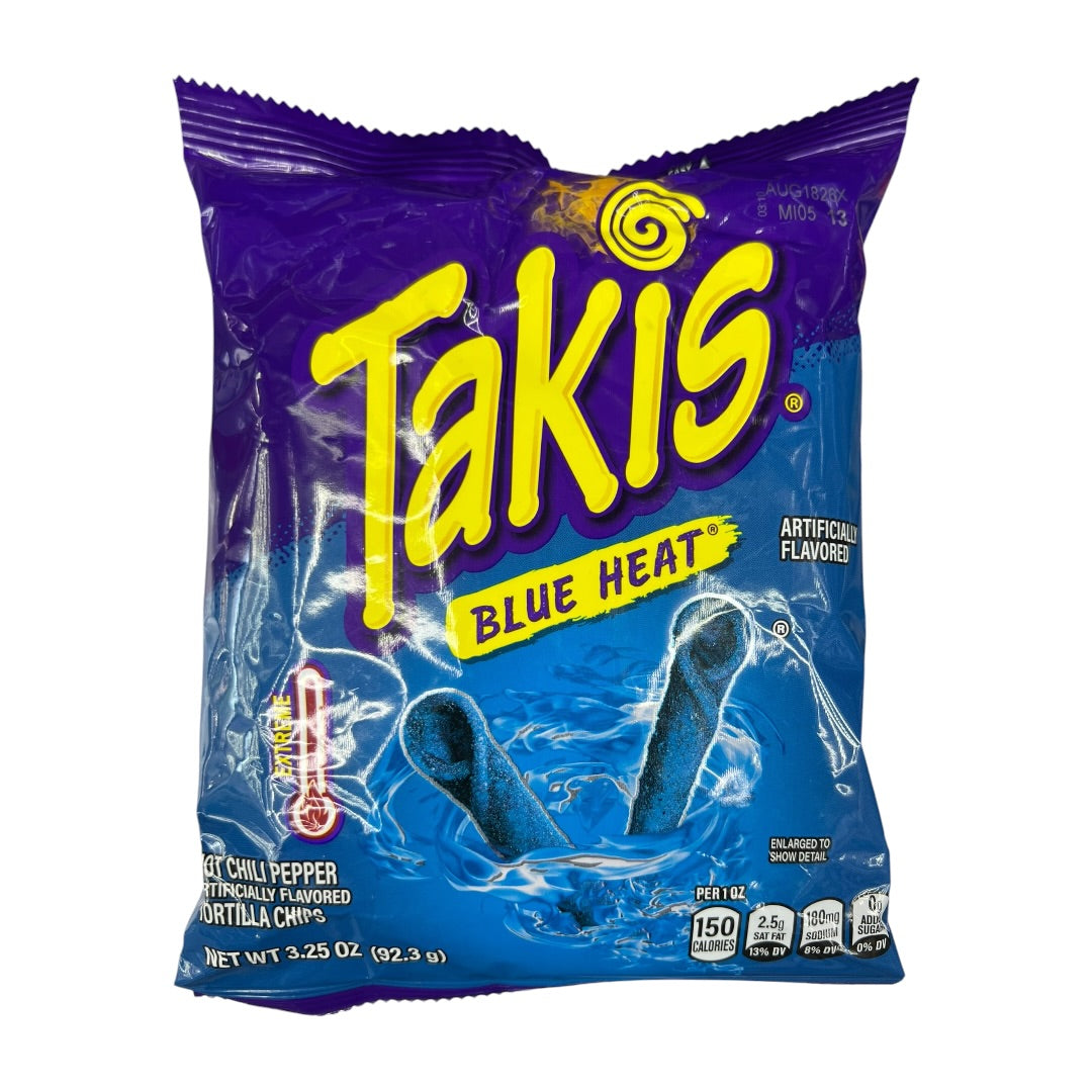 Takis Blue Heat Hot Chilli Pepper Tortilla Chips 92.3g
