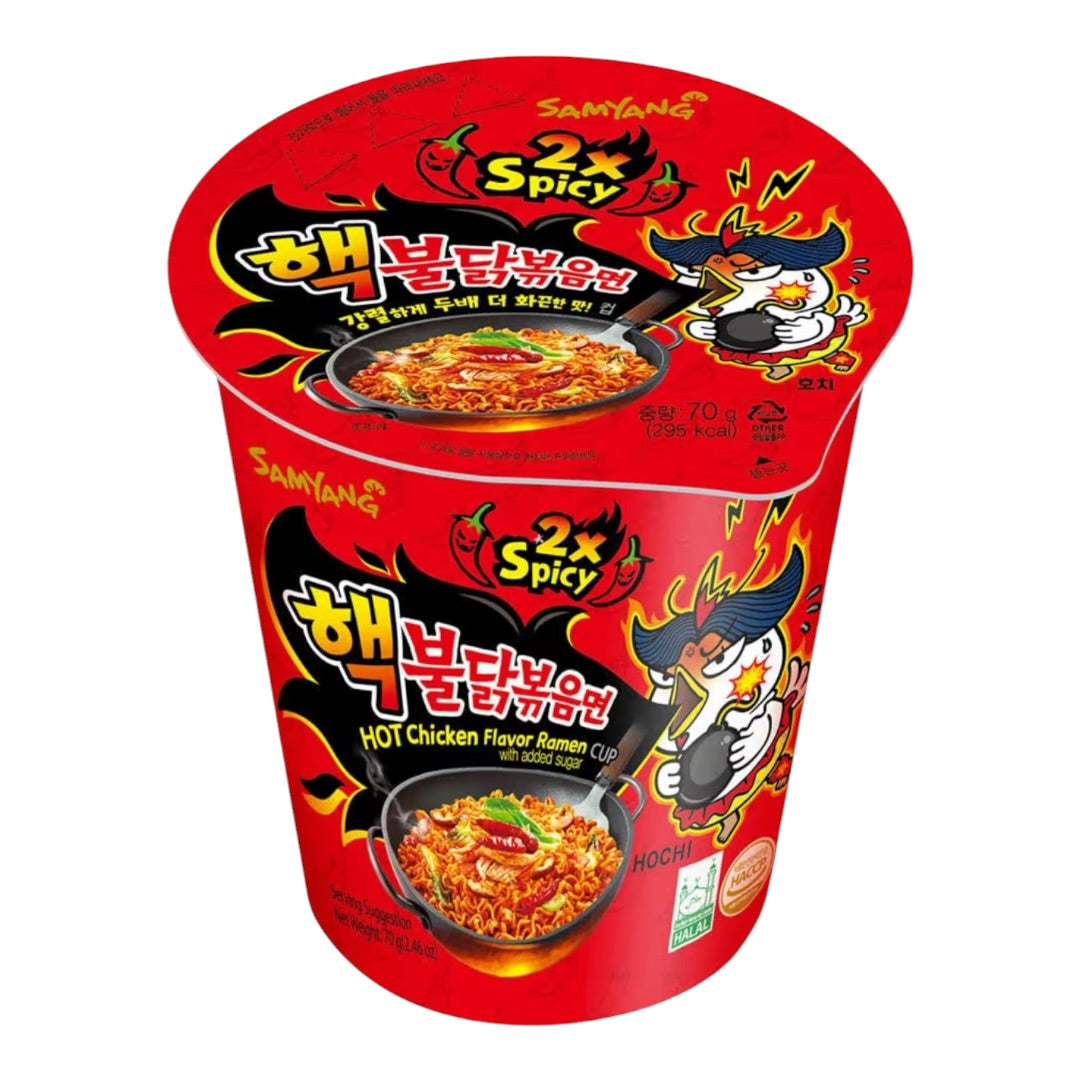 Samyang Buldak 2x Spicy Nuclear Hot Chicken Flavour Ramen Cup 70g