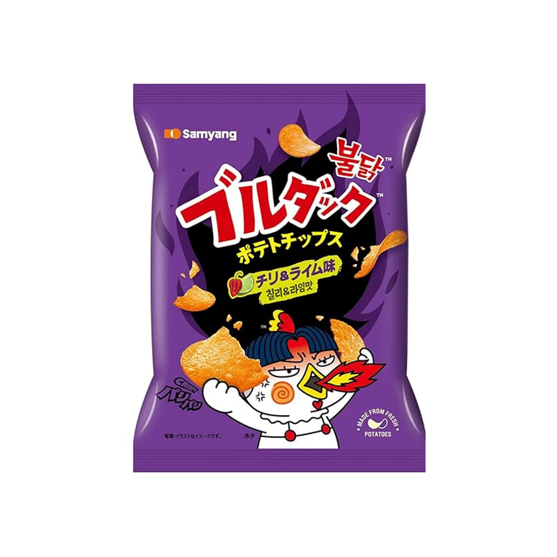 Samyang Buldak Potato Chips Chilli & Lime 60g