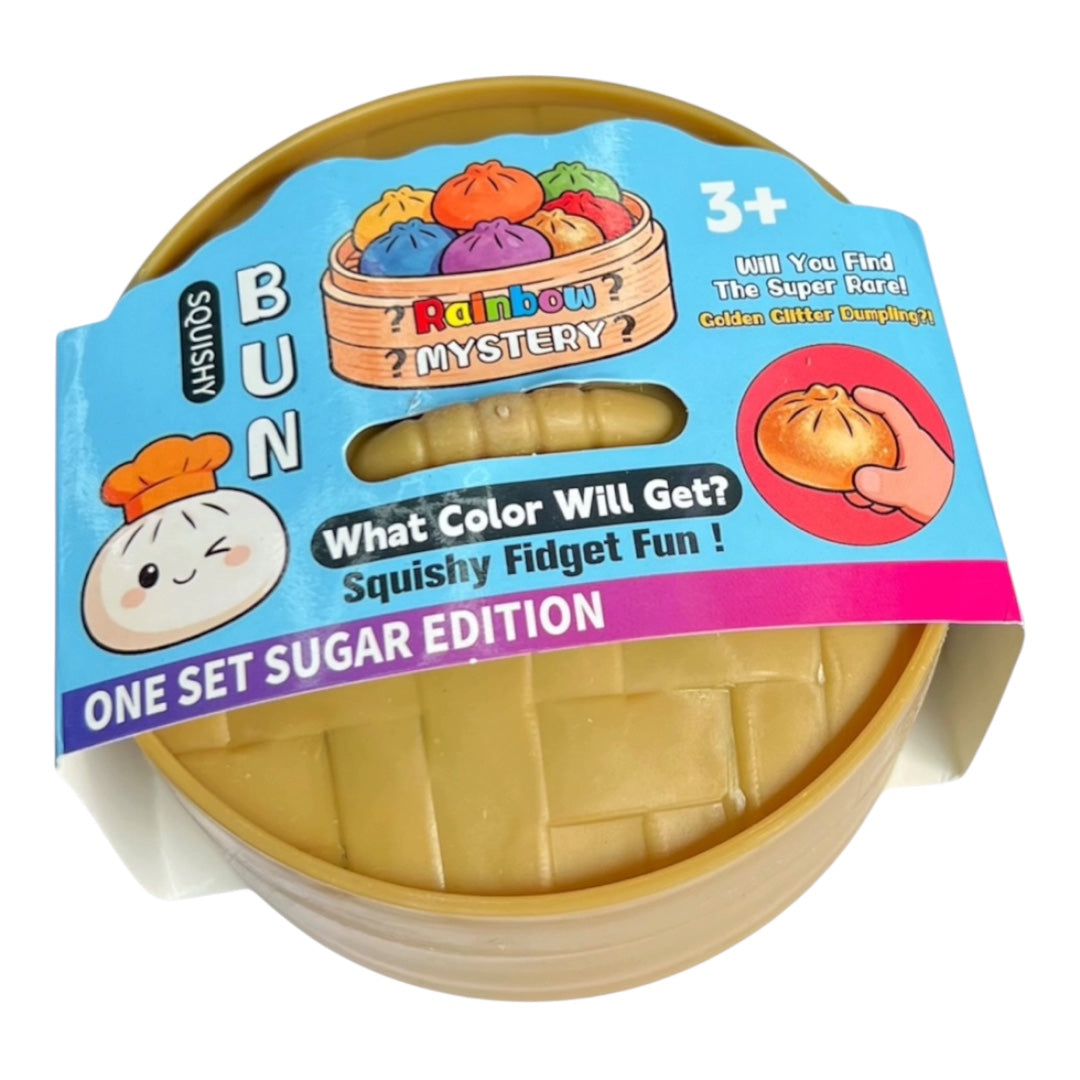 Squishy Bun Rainbow Mystery Fidget Toy Sugar Edition