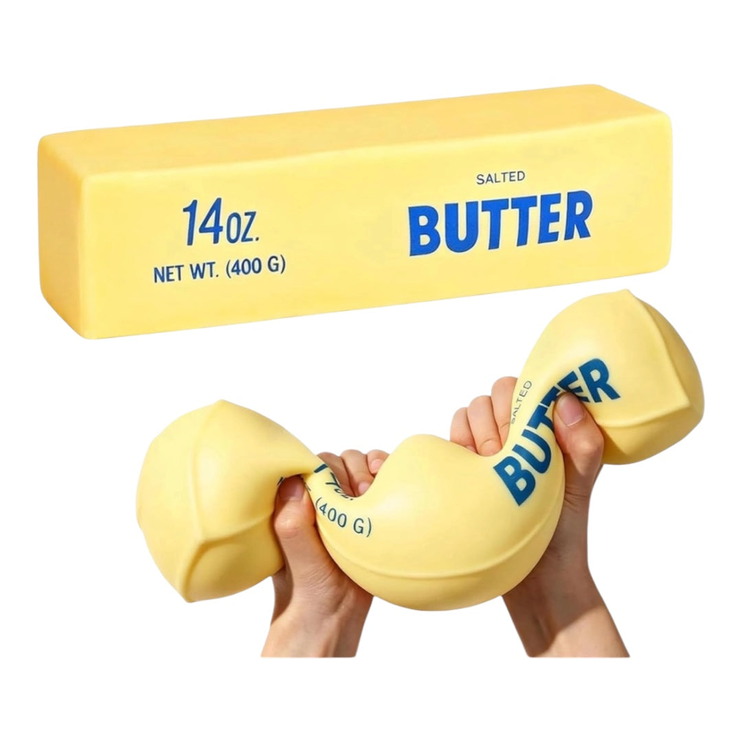 Giant Salted Butter Squishy Stress Toy 400g