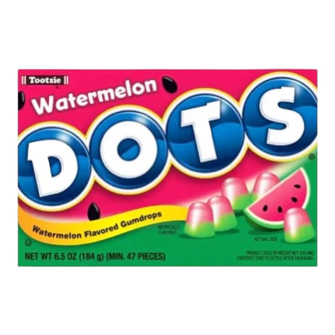 Tootsie Dots Watermelon Flavoured Gumdrops 184g