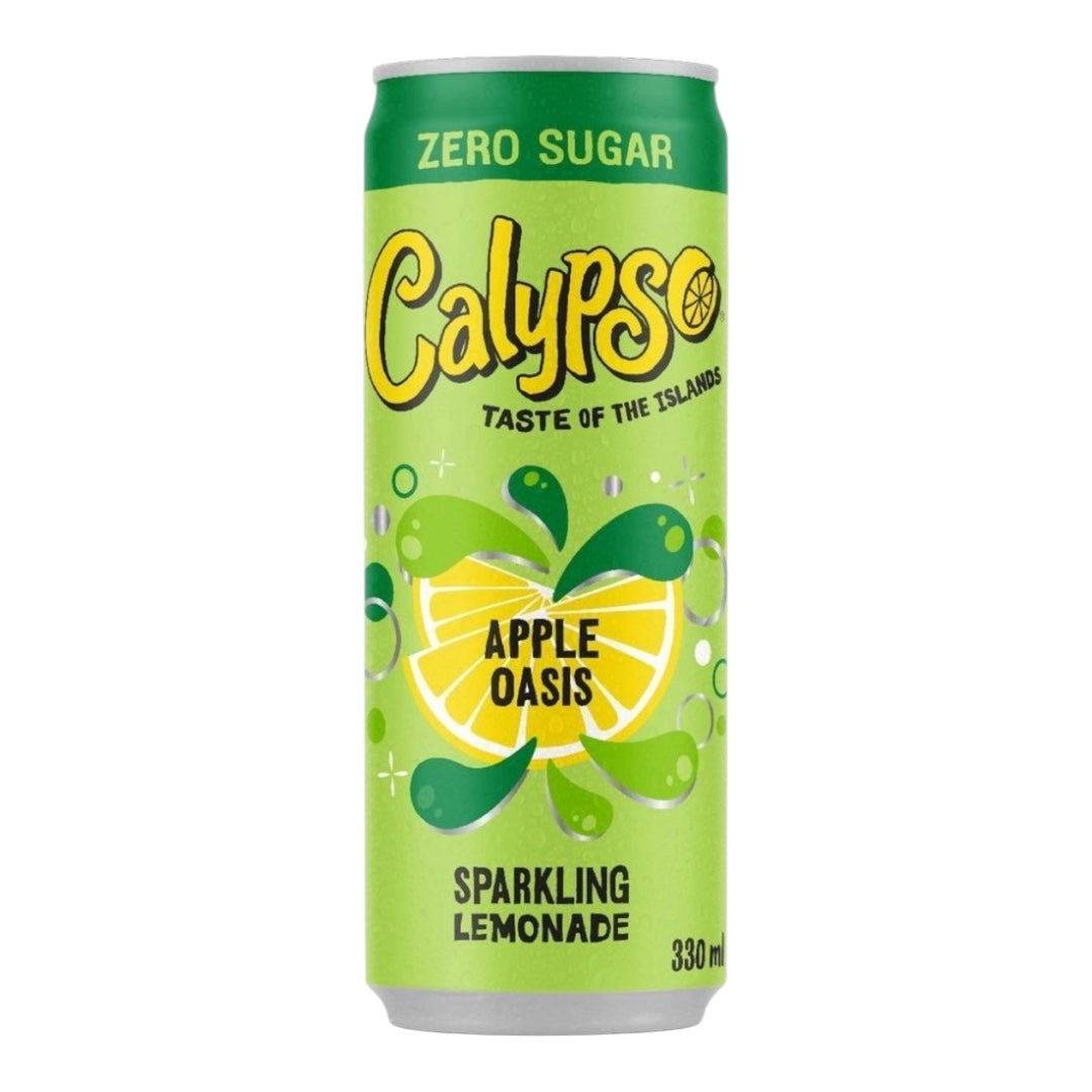 Calypso Apple Oasis Zero Sugar Sparkling Lemonade 330ml