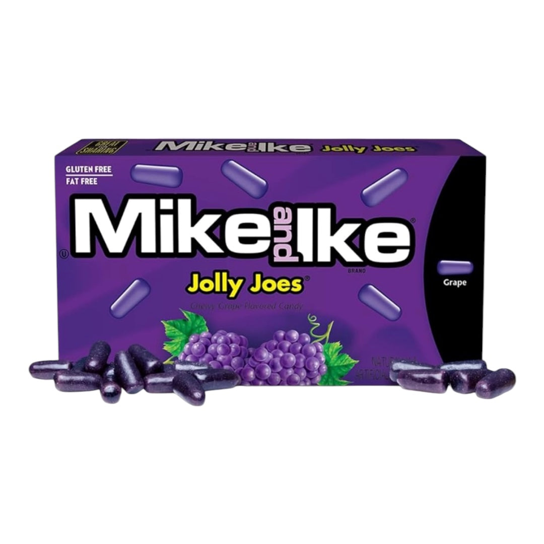 Mike and Ike Jolly Joes Grape Chewy Candy 141g