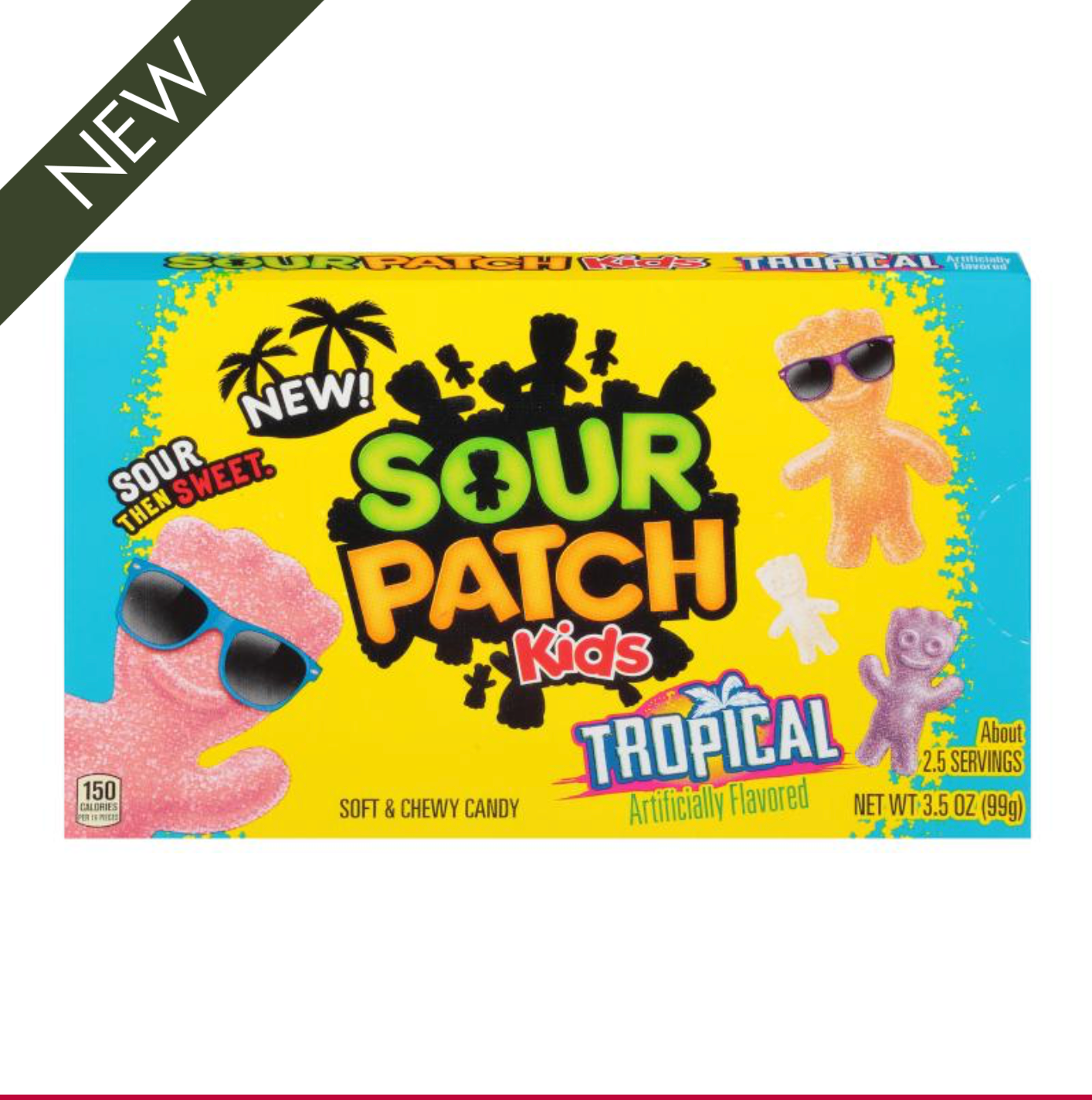 SOUR PATCH KIDS TROPICAL THEATRE BOX 99G