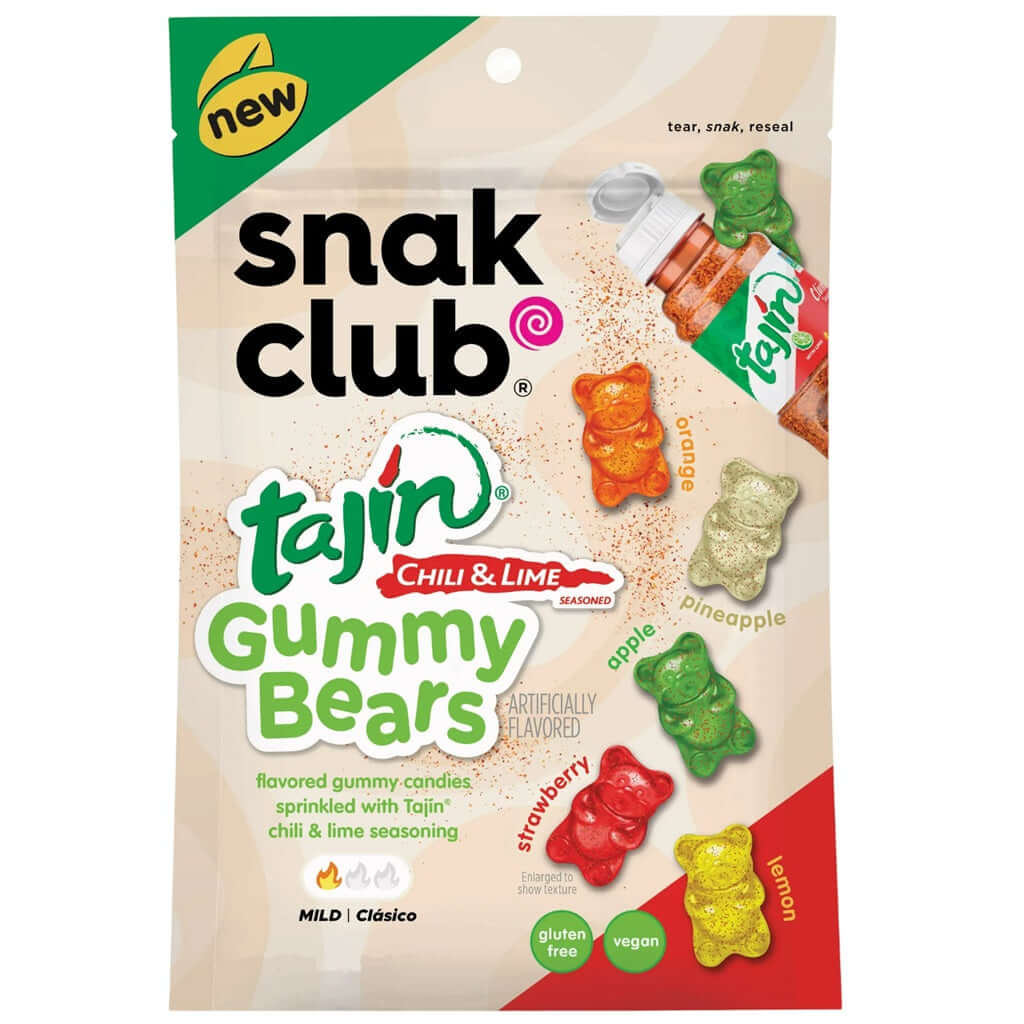 Snak Club Tajin Chili and Lime Gummy Bears 57g