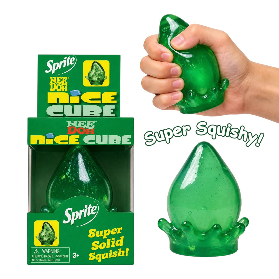 Sprite Nee Doh Nice Cube Super Solid Squishy Stress Toy