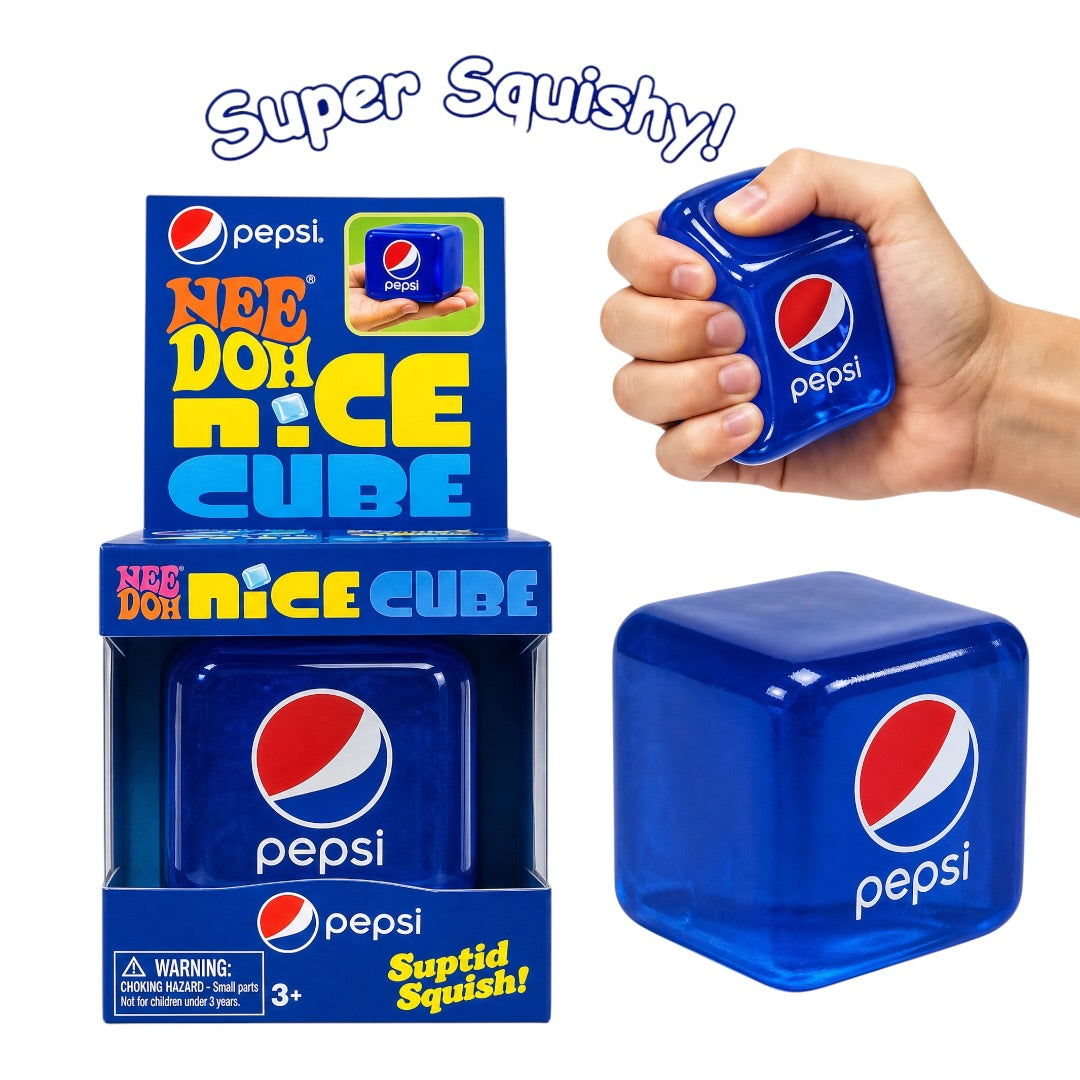 Pepsi Nee Doh Nice Cube Squishy Stress Ball Toy