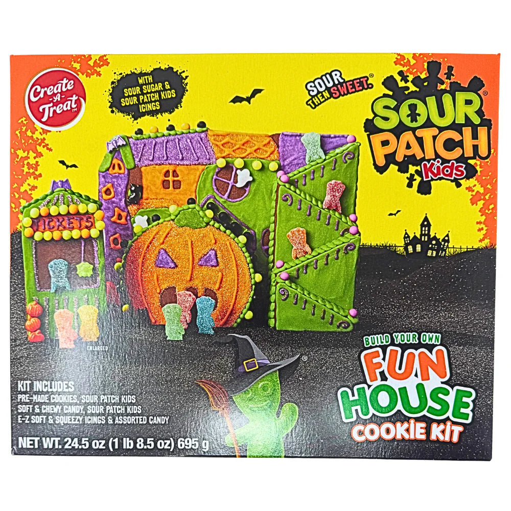 Sour Patch Kids Build Your Own Hun House Cookie Kit 695g BEST BEFORE FEBRUARY 2026