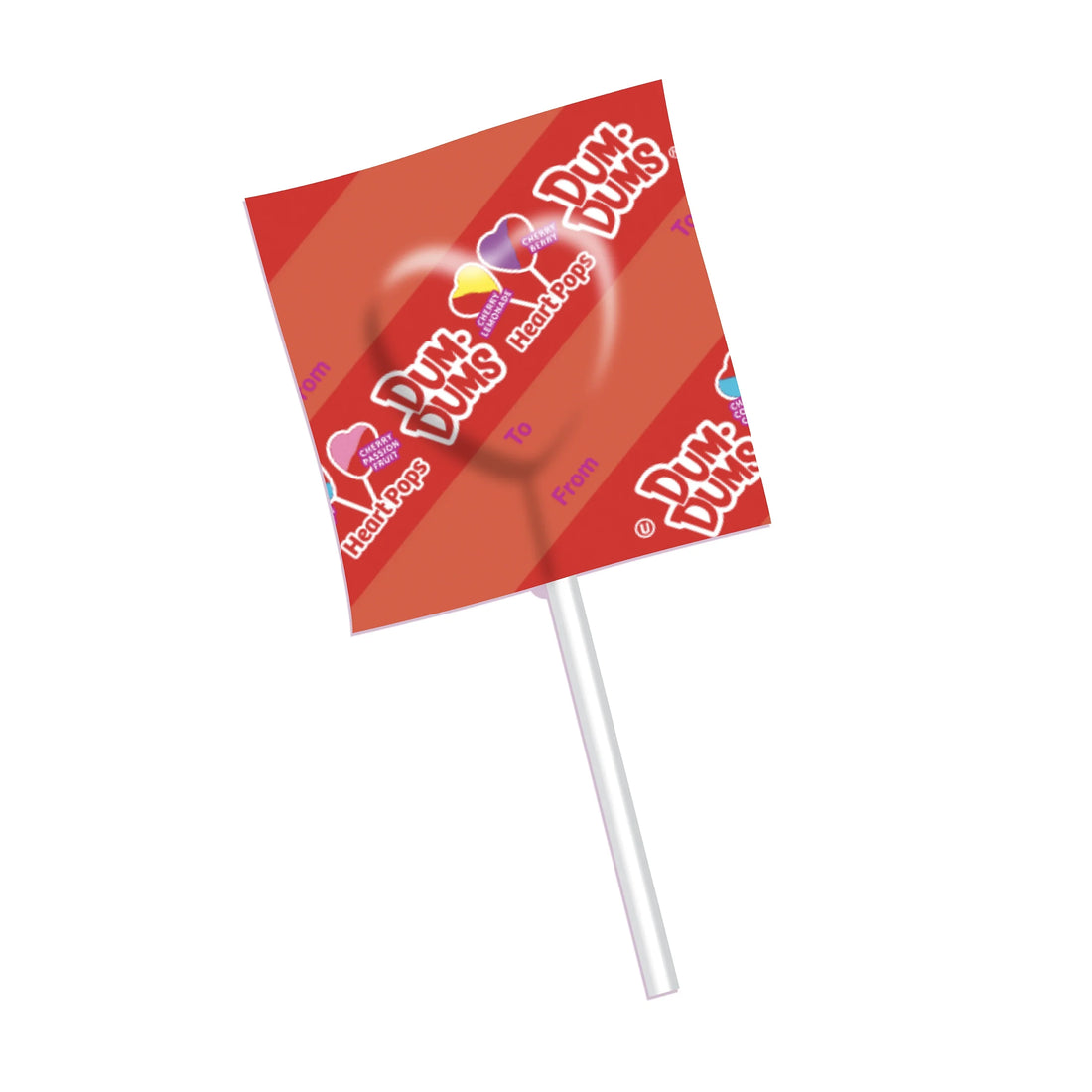 Dum Dums Heart Pops Single 11g