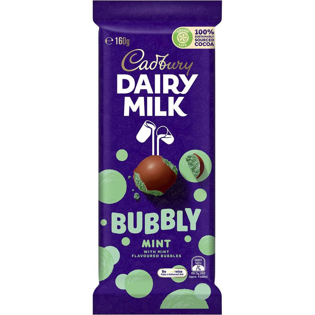 Dairy Milk Bubbly Mint (Australia) 160g