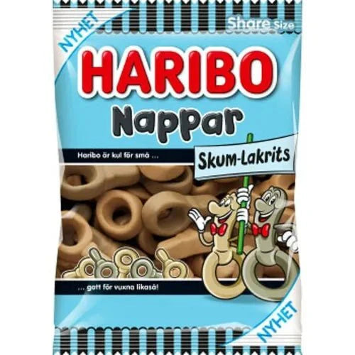 Haribo Pacifiers Foam Licorice (Sweden) 120g