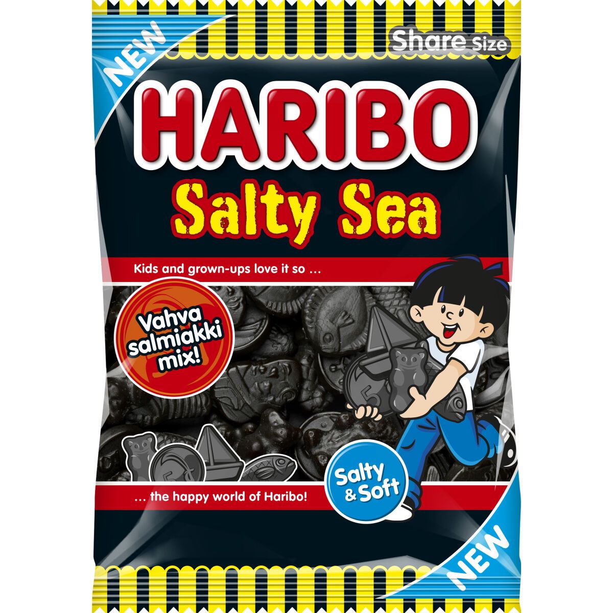 Haribo Salty Sea Mix Liquorice (Sweden) 170g