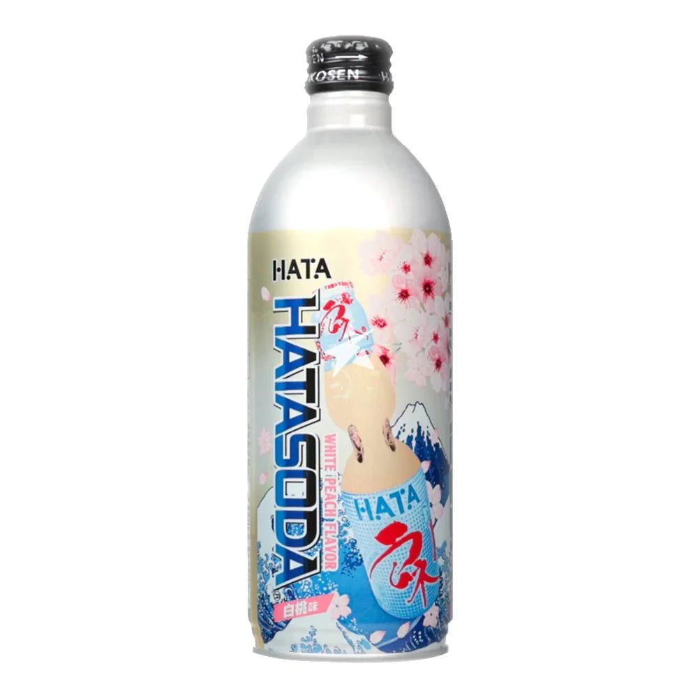 Hatasoda White Peach Flavour by Hata Kosen (Japan) 500ml BEST BEFORE 25th NOVEMBER 2025