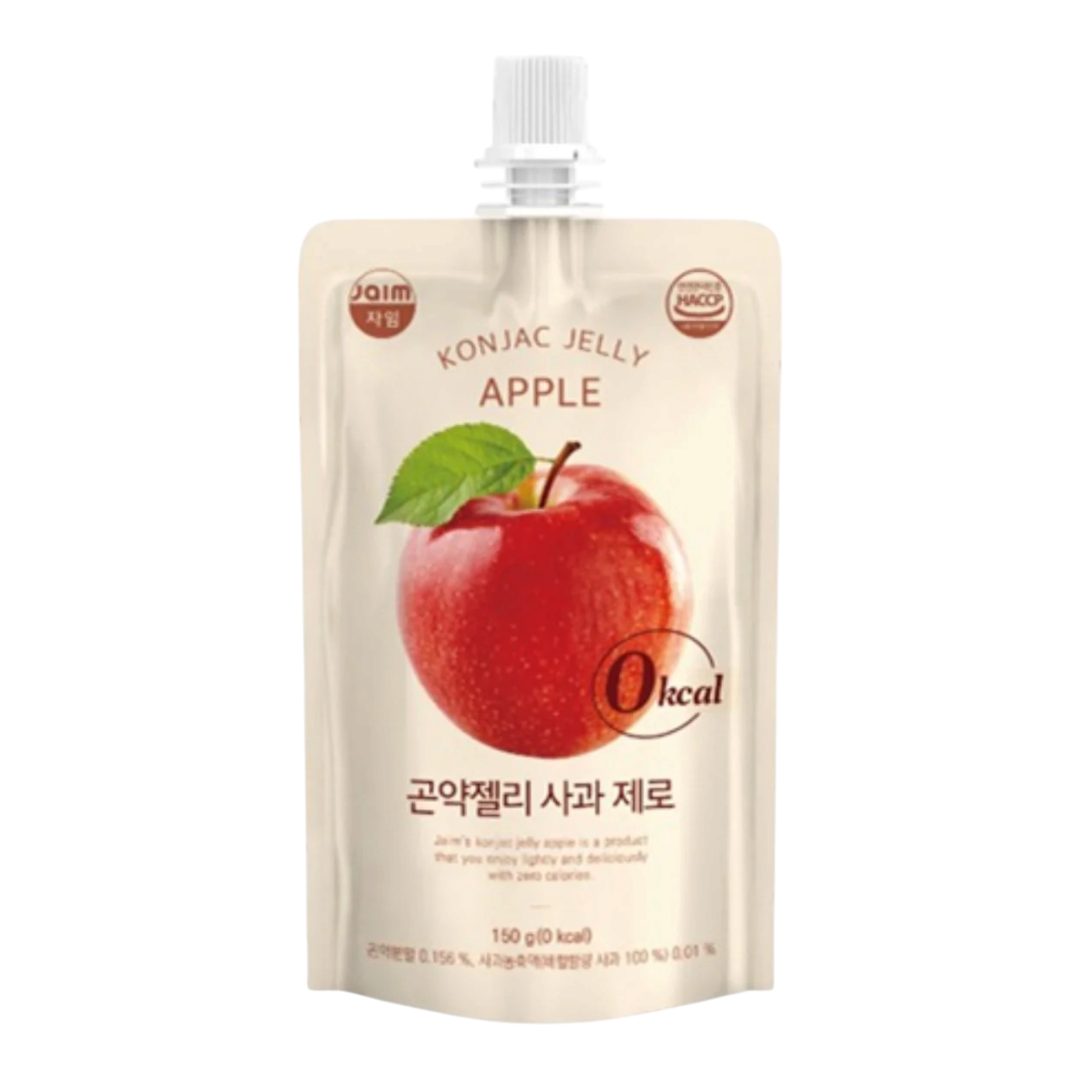 Jaim Konjac Jelly Apple 150g - 0 kcal Korean jelly drink pouch