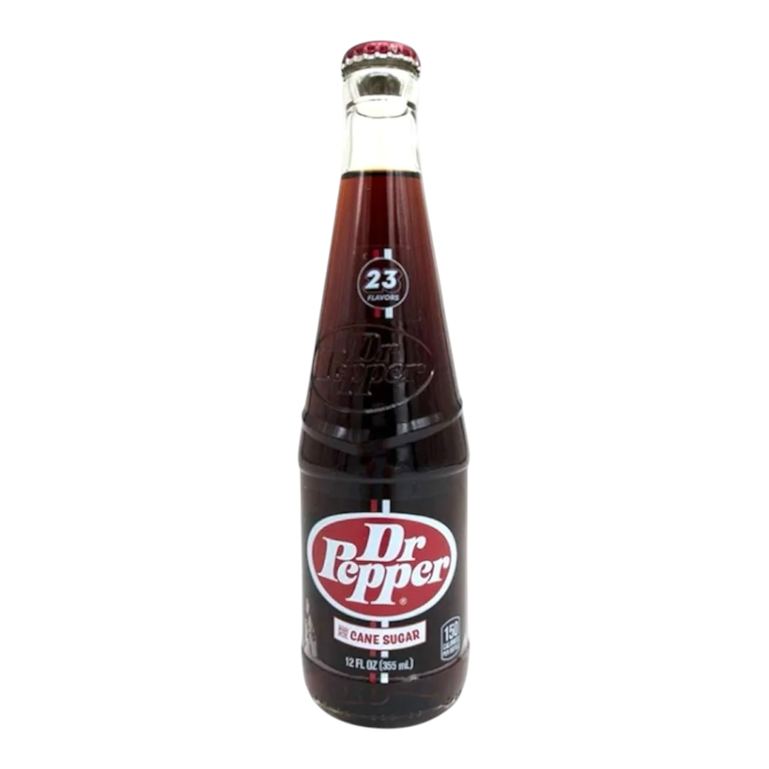 Dr Pepper Cane Sugar 355ml Glass Bottle