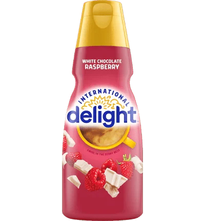 International Delight White Chocolate Raspberry Coffee Creamer 946ml