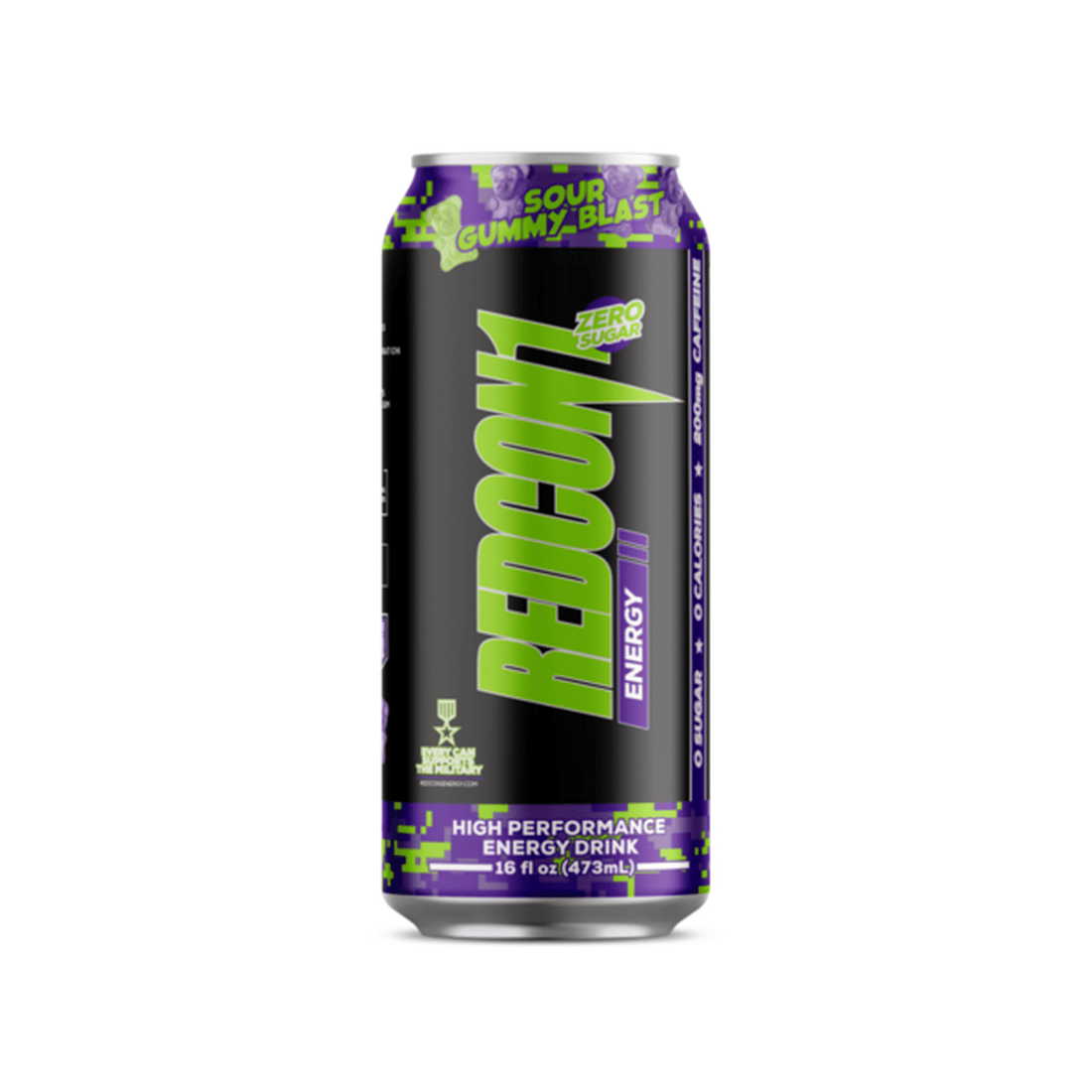 REDCON1 Energy Drink – Sour Gummy Blast 473ml DENTED CAN