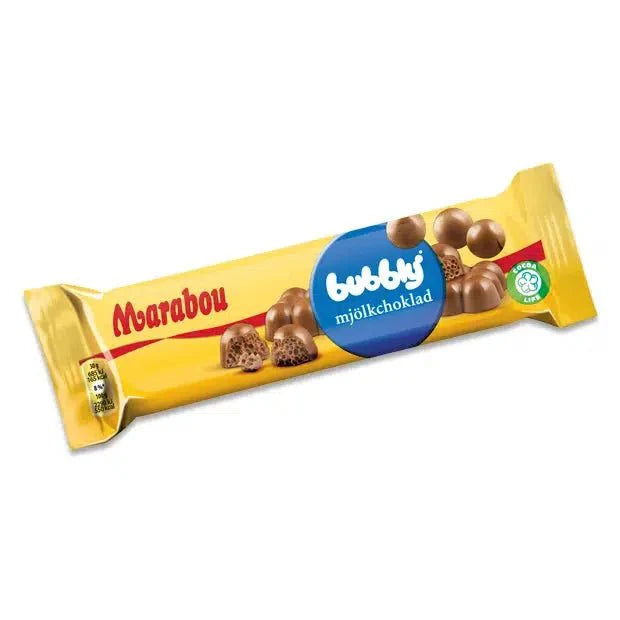 Marabou Milk Chocolate Bubbly (Sweden) 60g
