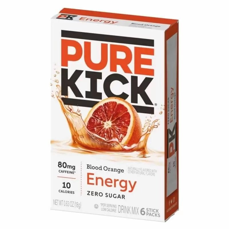Pure Kick Blood Orange Energy Zero Sugar Singles to Go 18g