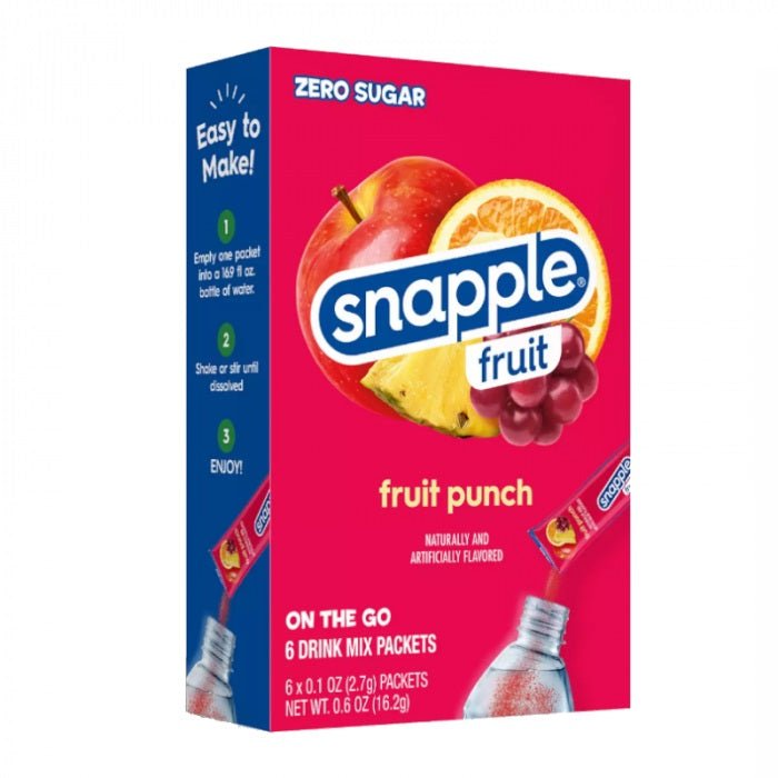 Snapple Fruit Punch Singles To Go 16.2g