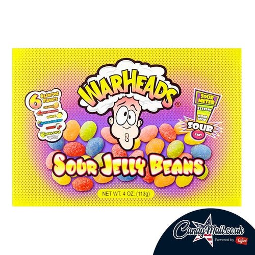 Warheads Sour Jelly Beans Theatre Box 113g