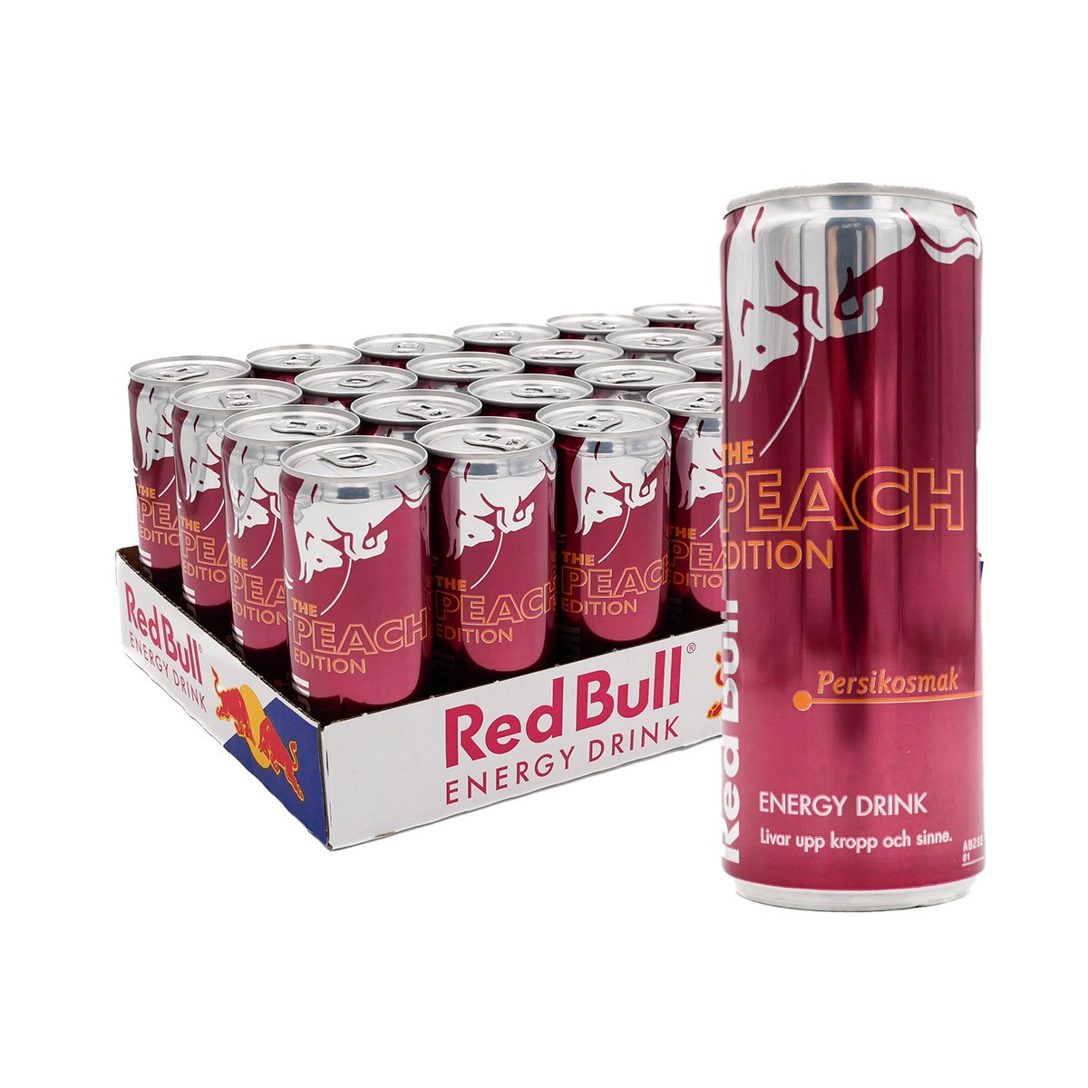 Wholesale Case Red Bull Peach Edition (Sweden) 24 x 250ml | Candy Mail UK
