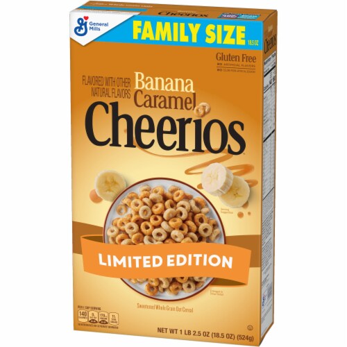 Cheerios Banana Caramel Limited Edition Family Size 524g