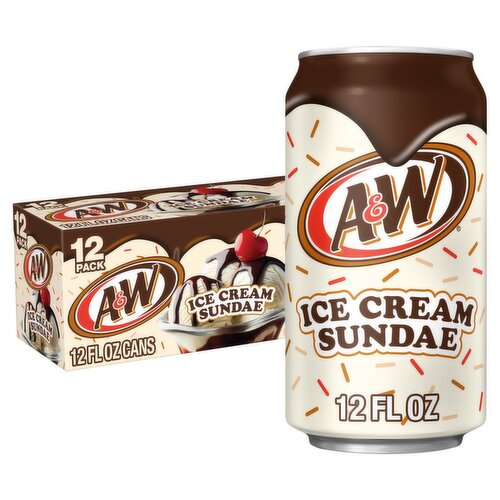Case of A&amp;W Ice Cream Sundae Soda 12 x 355ml