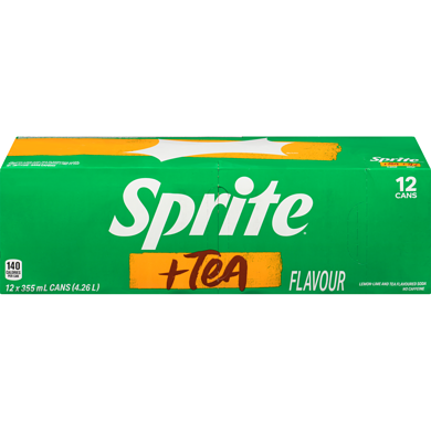 Case of Sprite + Tea 12 x 355ml