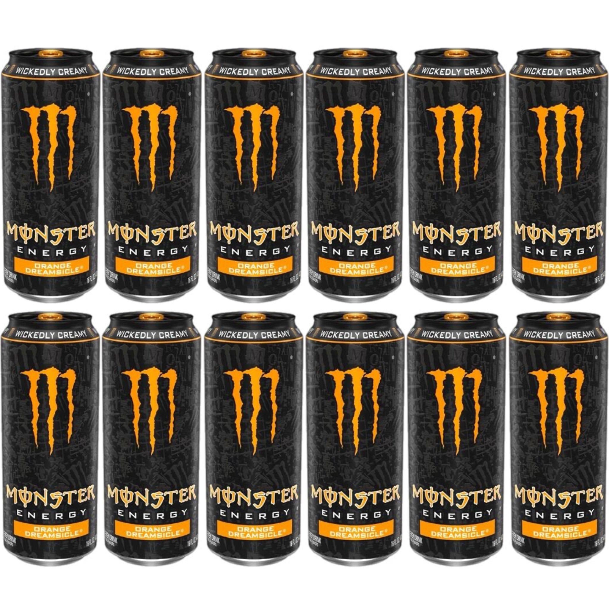 12 Pack Monster Energy Orange Dreamsicle USA 12 x 473ml