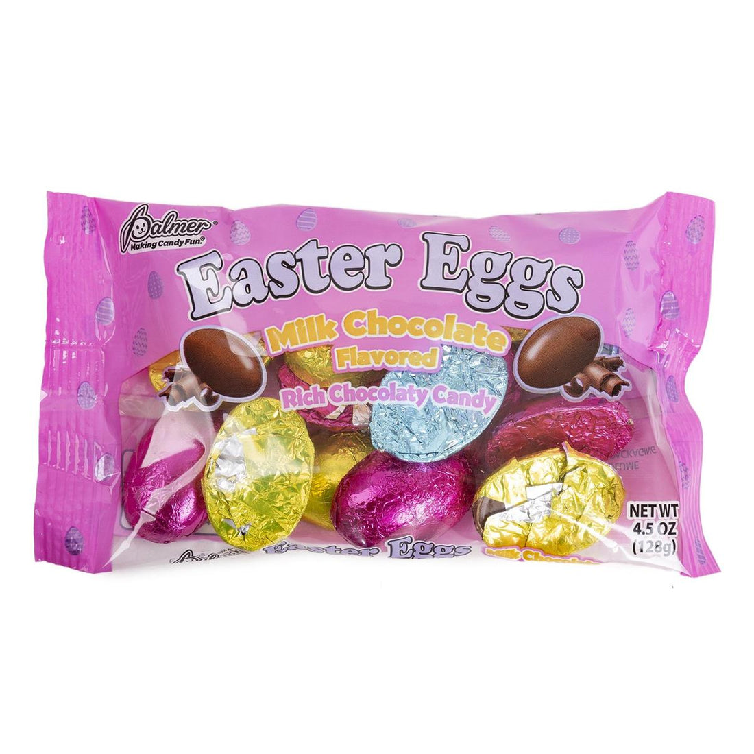 Palmer Easter Eggs Milk Chocolate Flavored 128g