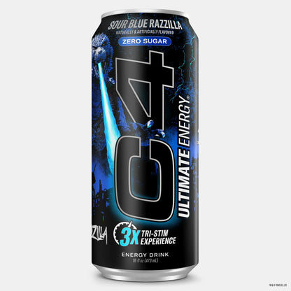 C4 Energy Sour Blue Razzilla 473ml