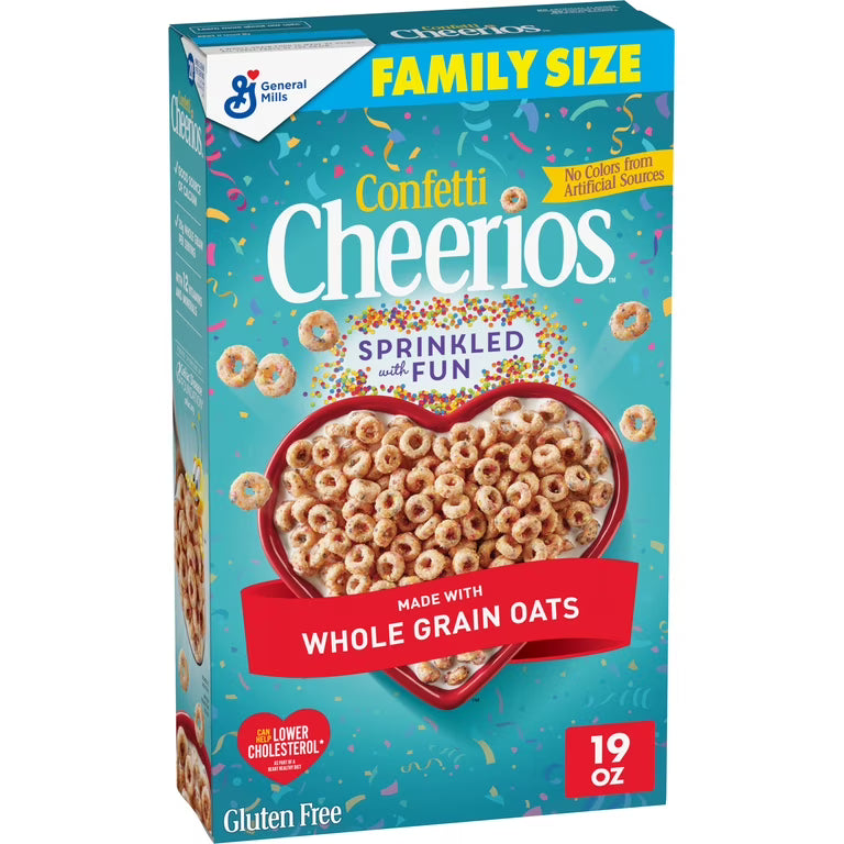 Confetti Cheerios Family Size 538g