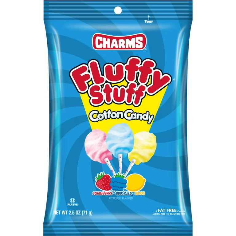 Charms Fluffy Stuff Cotton Candy 71g