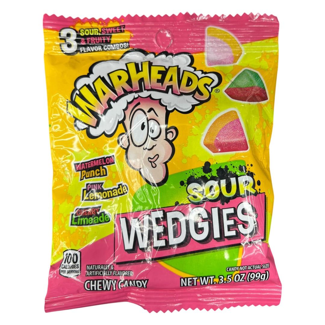 Warheads Sour Wedgies Chewy Candy 99g