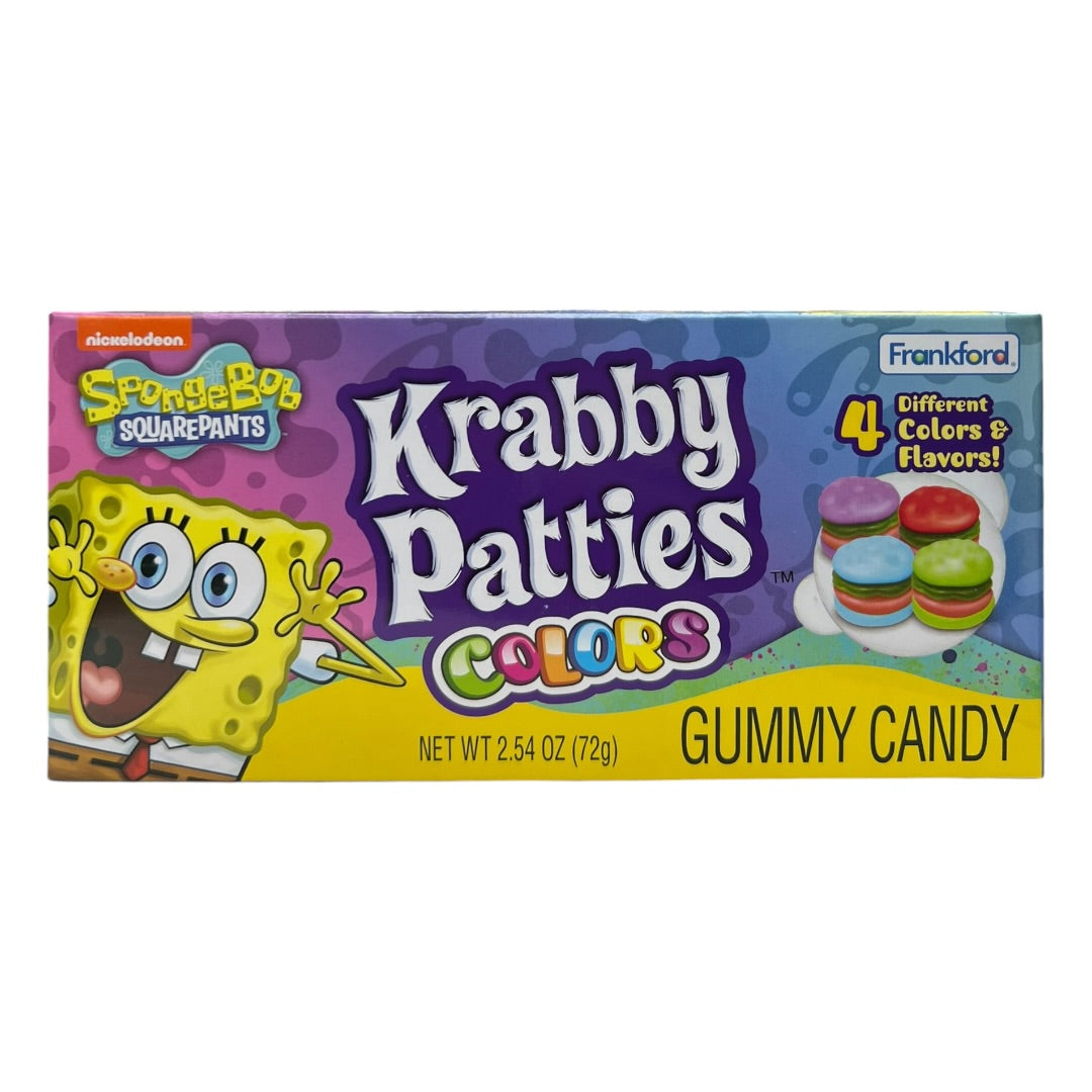SpongeBob SquarePants Krabby Patties Colors Gummy Candy (72g)