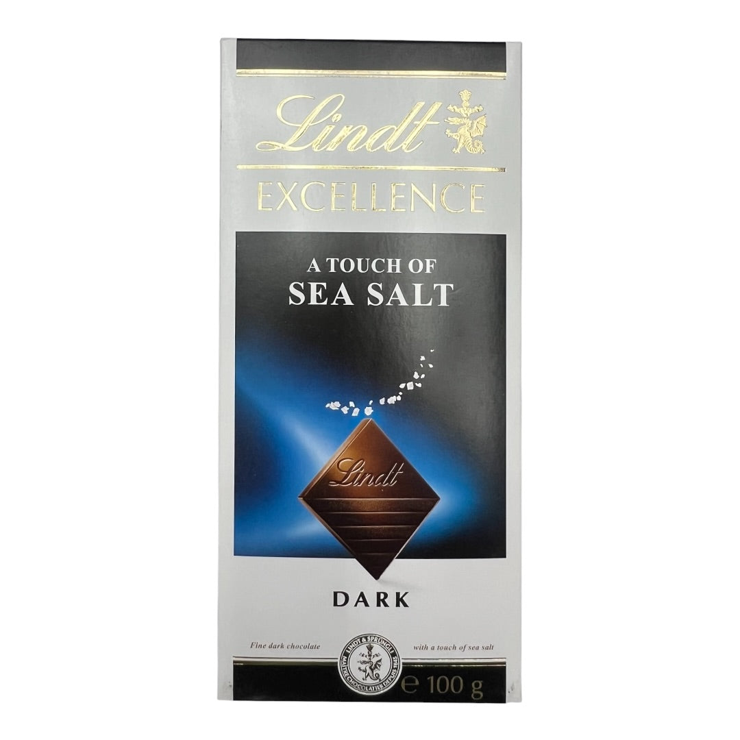 Lindt Excellence A Touch of Sea Salt Dark Chocolate Bar 100g