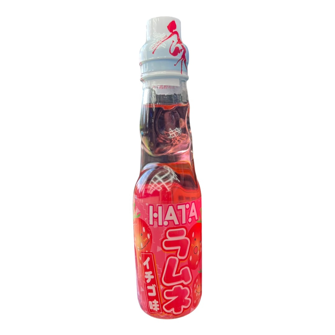 Hata Ramune Strawberry Japanese Soda 200ml