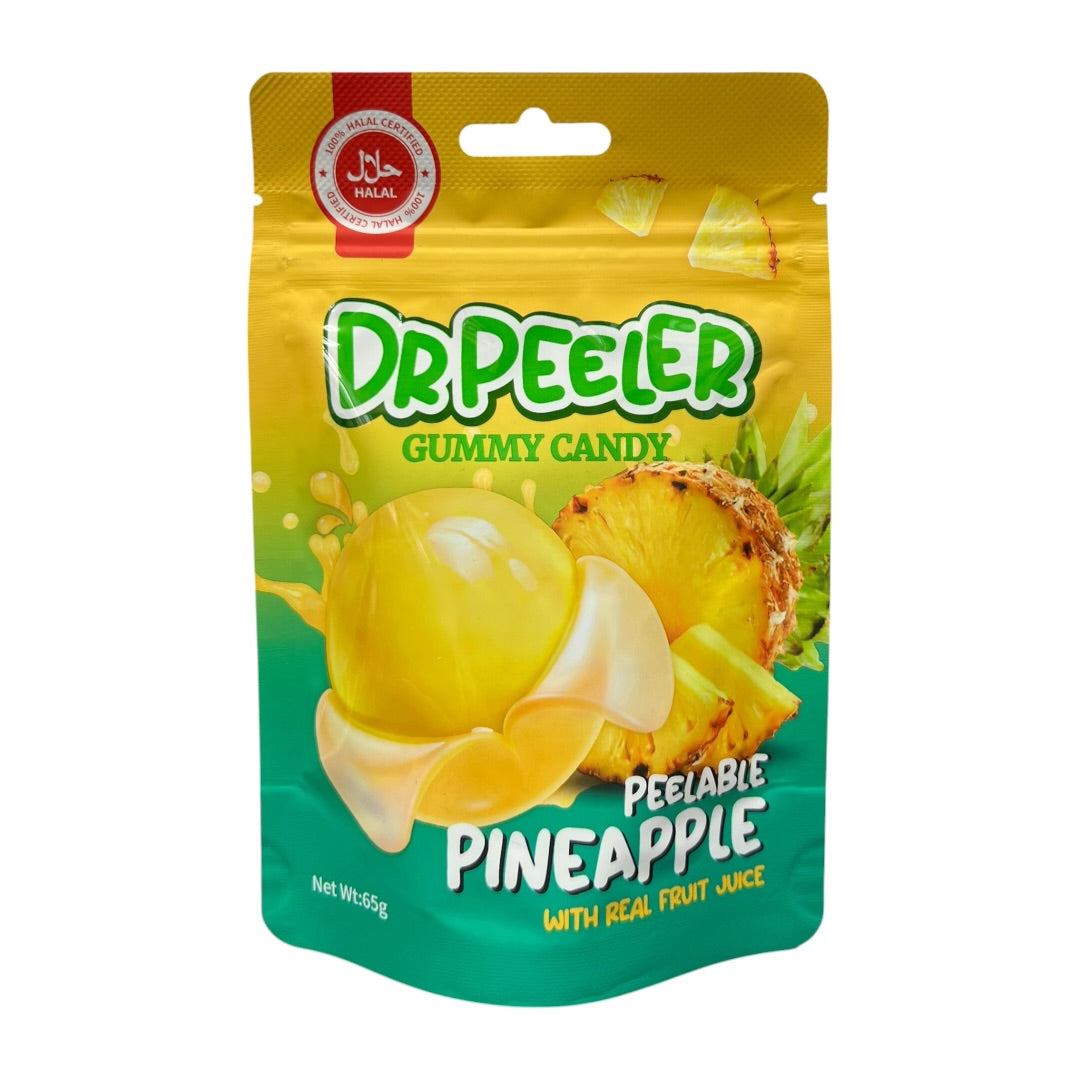 Dr Peeler Peelable Pineapple Gummy Candy 65g
