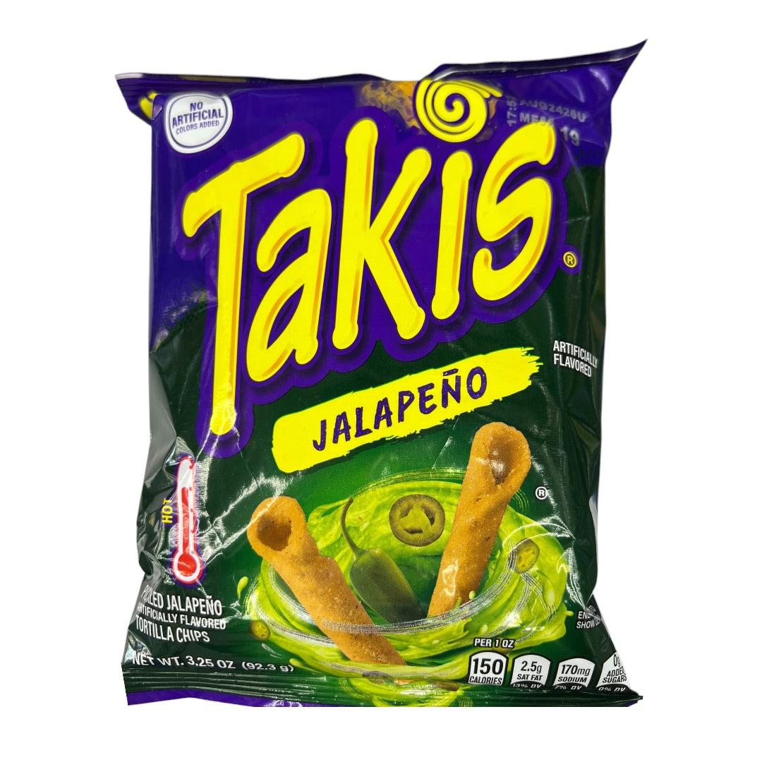 Takis Jalapeño Tortilla Chips 92.3g