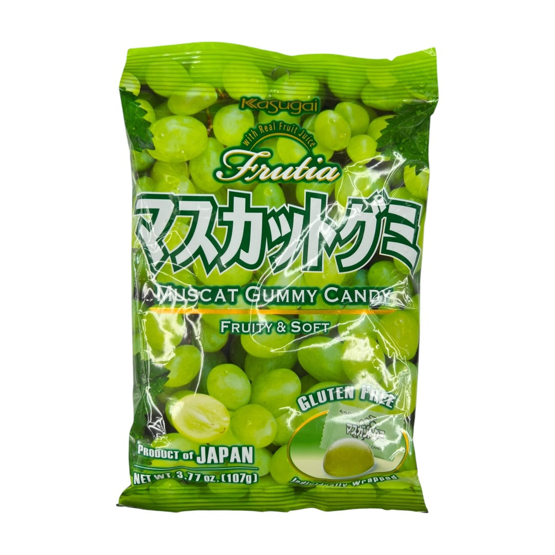 Kasugai Frutia Muscat Gummy Candy 107g