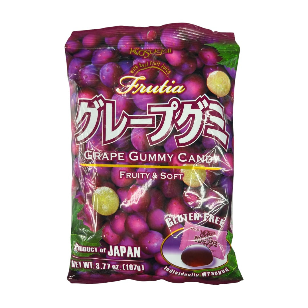 Kasugai Frutia Grape Gummy Candy 107g
