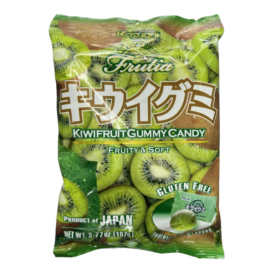 Kasugai Frutia Kiwifruit Gummy Candy 107g